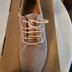 Women Suede Lace-Up Shoes